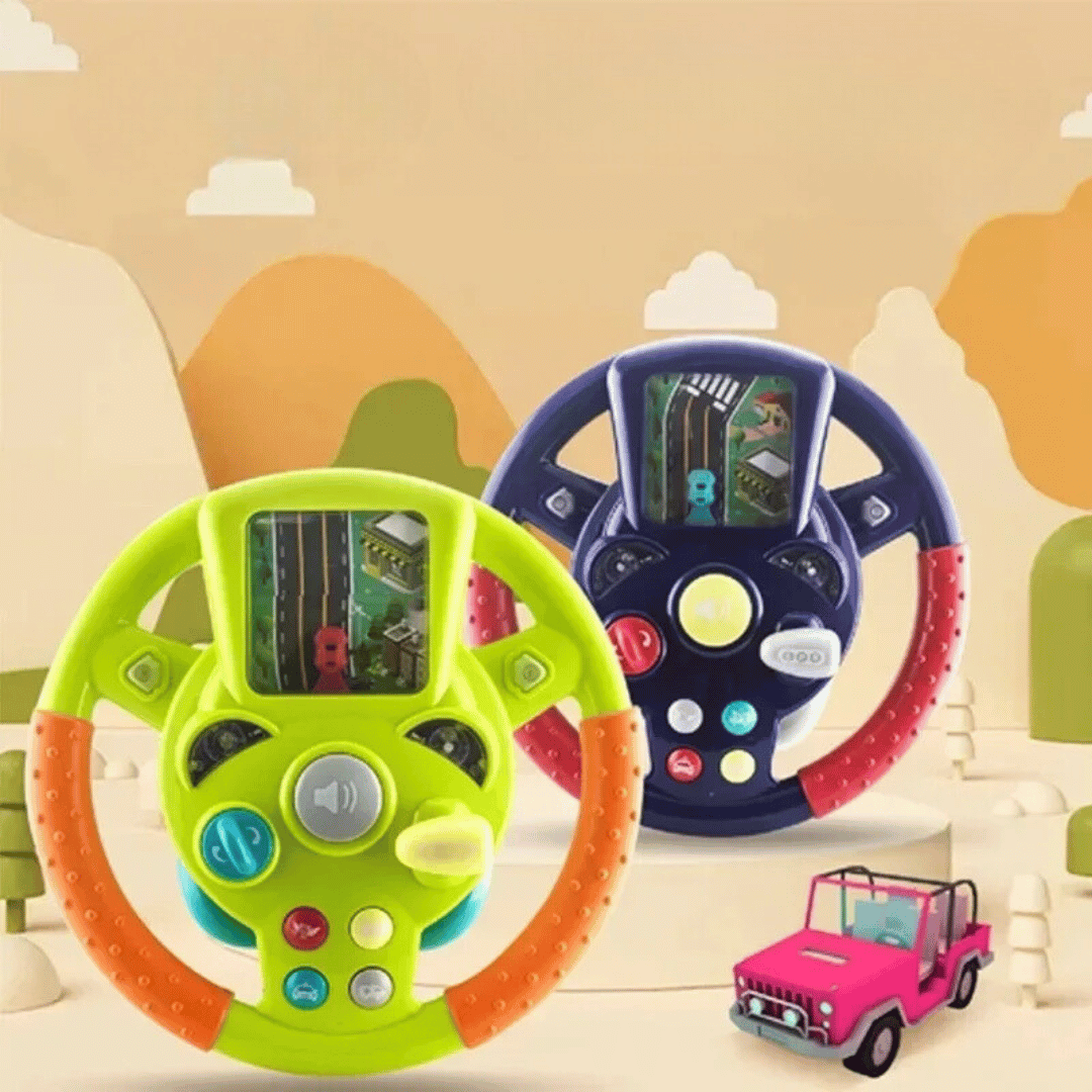 Toy Steering Wheel™ - Mini-rat, Maksimal Sjov - Legetøjsrat