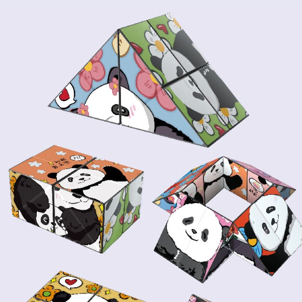 Panda Puzzle™ - lærerig underholdning - Puzzle Cube