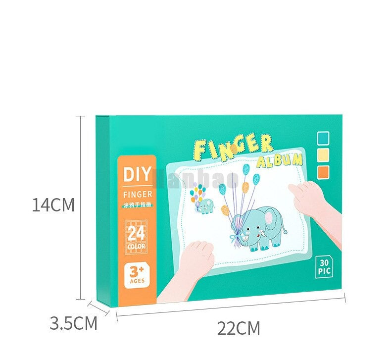 Finger Album™ - ubekymret kreativ leg - Fingermaling