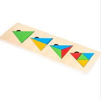 Thumbnail for Woods™ - sjovt puslespil til småbørn - geometrisk Montessori form-puslespil
