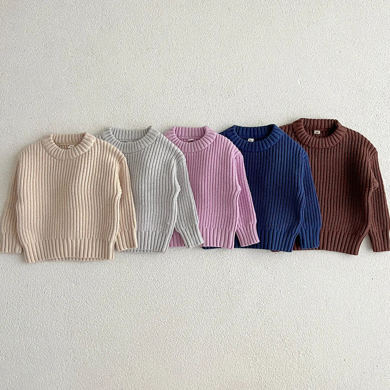 Mini Fashion™ - Superblødt Stof - Strikket Sweater