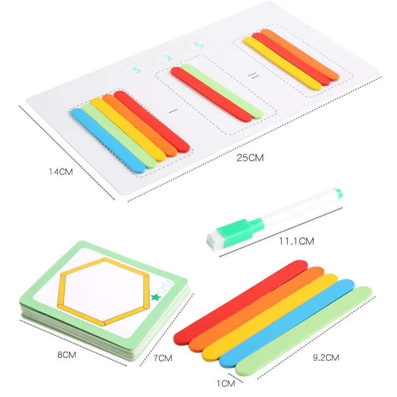 Math Sticks™ - Matematik sjov for alle - Puslespil