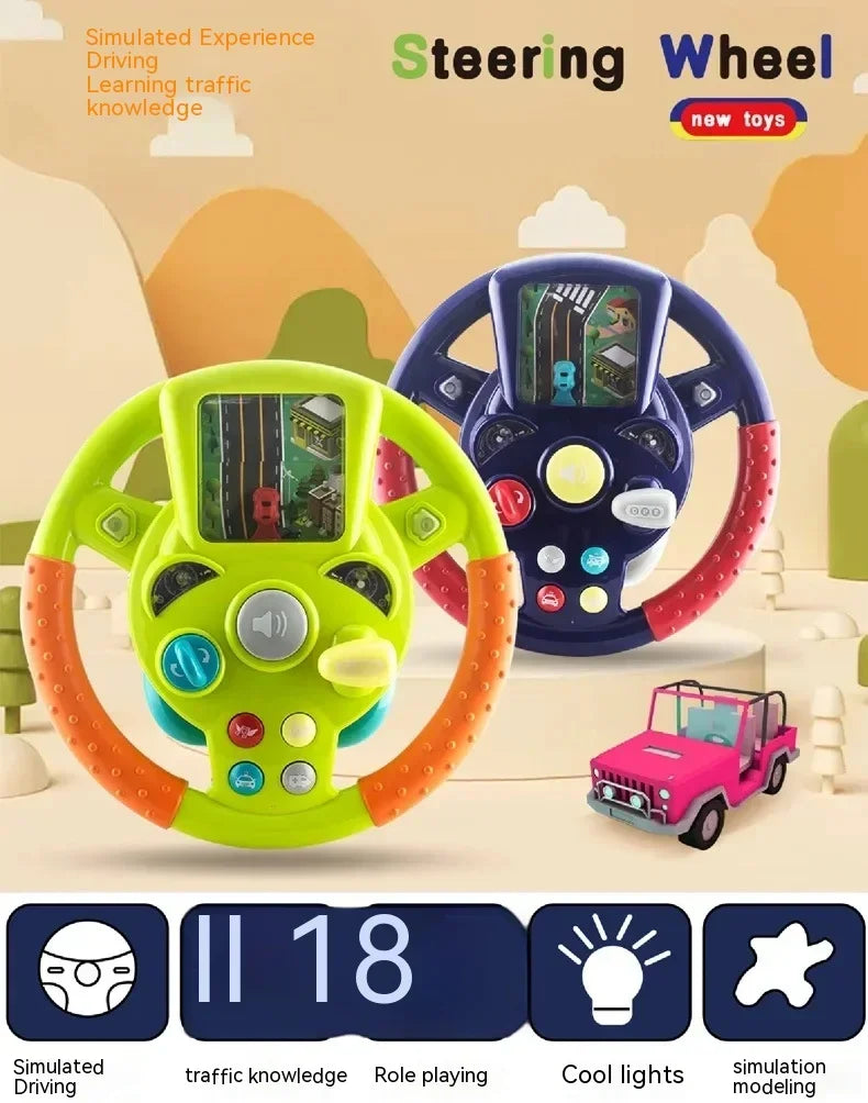 Toy Steering Wheel™ - Mini-rat, Maksimal Sjov - Legetøjsrat