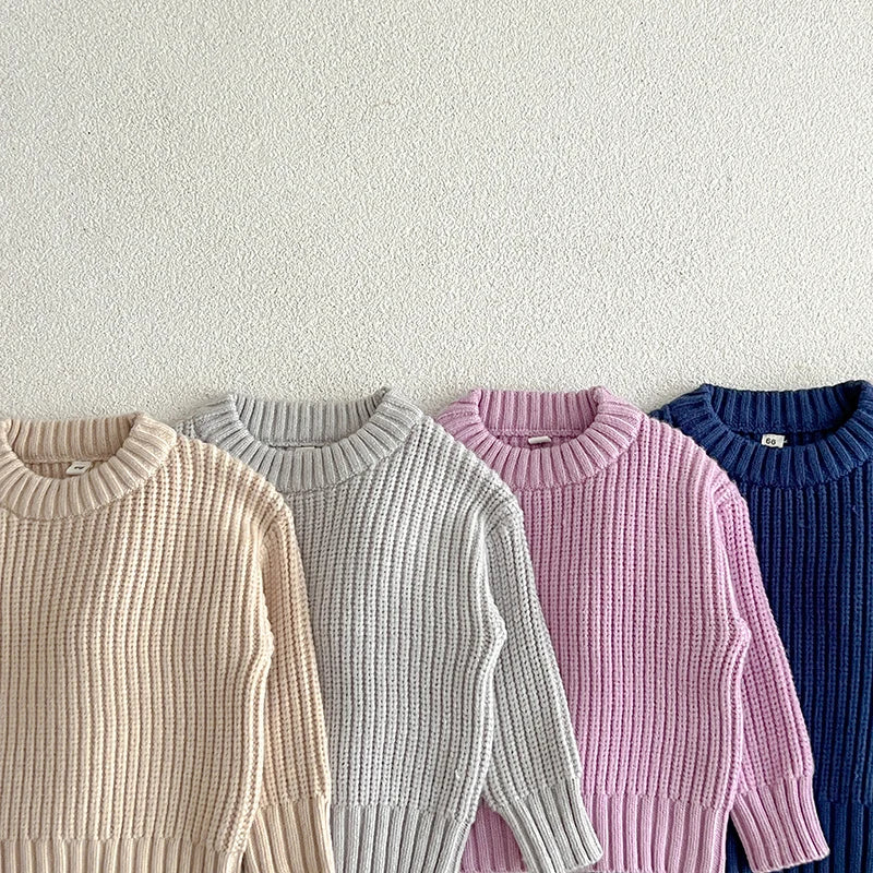 Mini Fashion™ - Superblødt Stof - Strikket Sweater