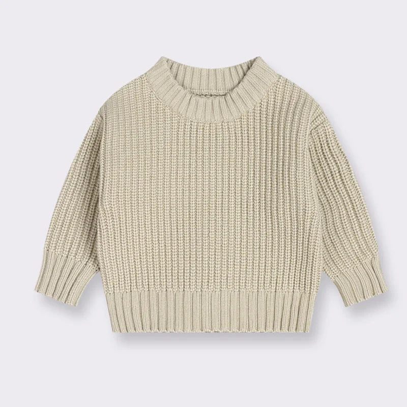 Mini Fashion™ - Superblødt Stof - Strikket Sweater