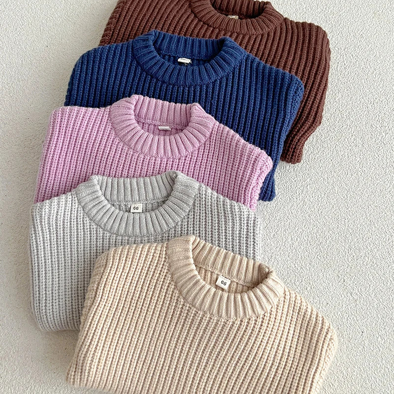 Mini Fashion™ - Superblødt Stof - Strikket Sweater