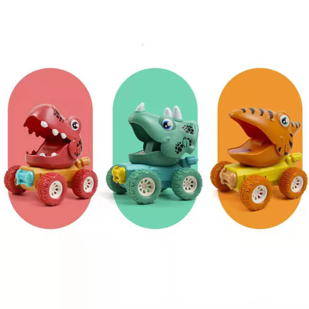 Dino Monstertruck™ - Skub & Kør-dinosaurløb - Dino-monstertrucks