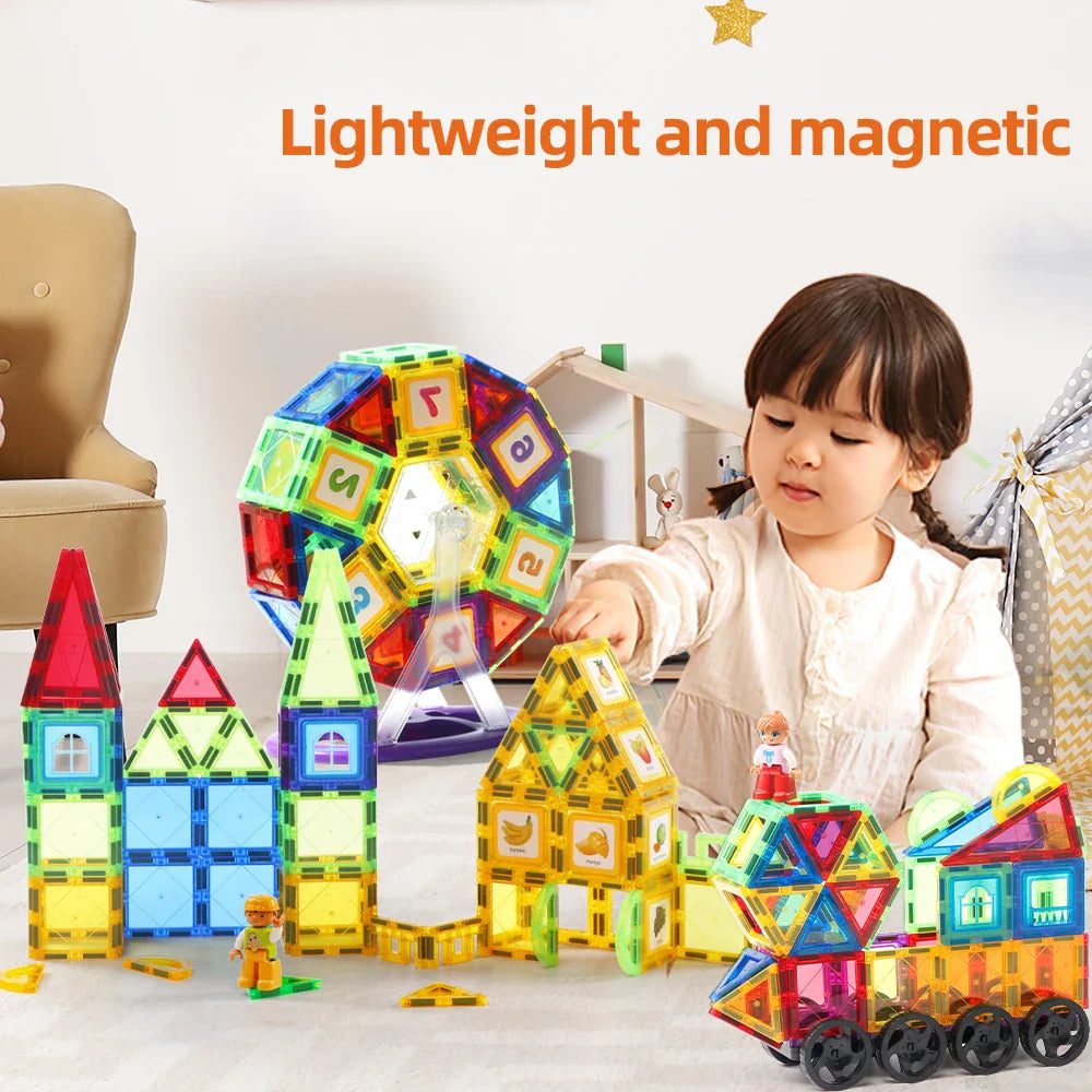 Magnet Toys™ - Udvikl kreativitet - Magnetiske byggeplader