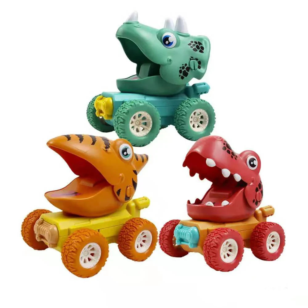 Dino Monstertruck™ - Skub & Kør-dinosaurløb - Dino-monstertrucks