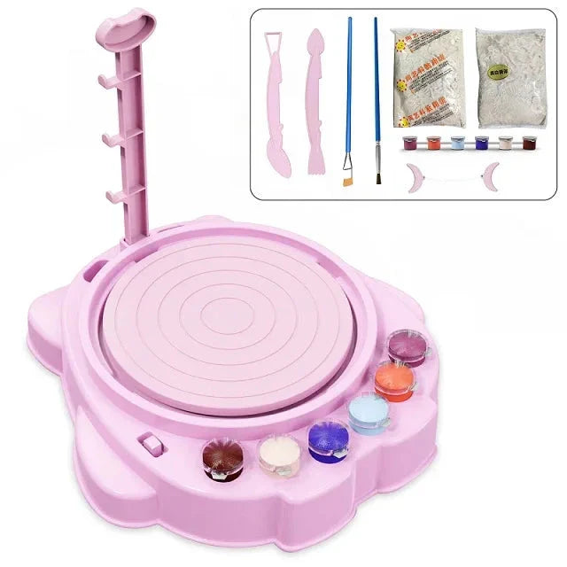 Kids Pottery Set™ - Kreationer i Ler - Keramiksæt til børn