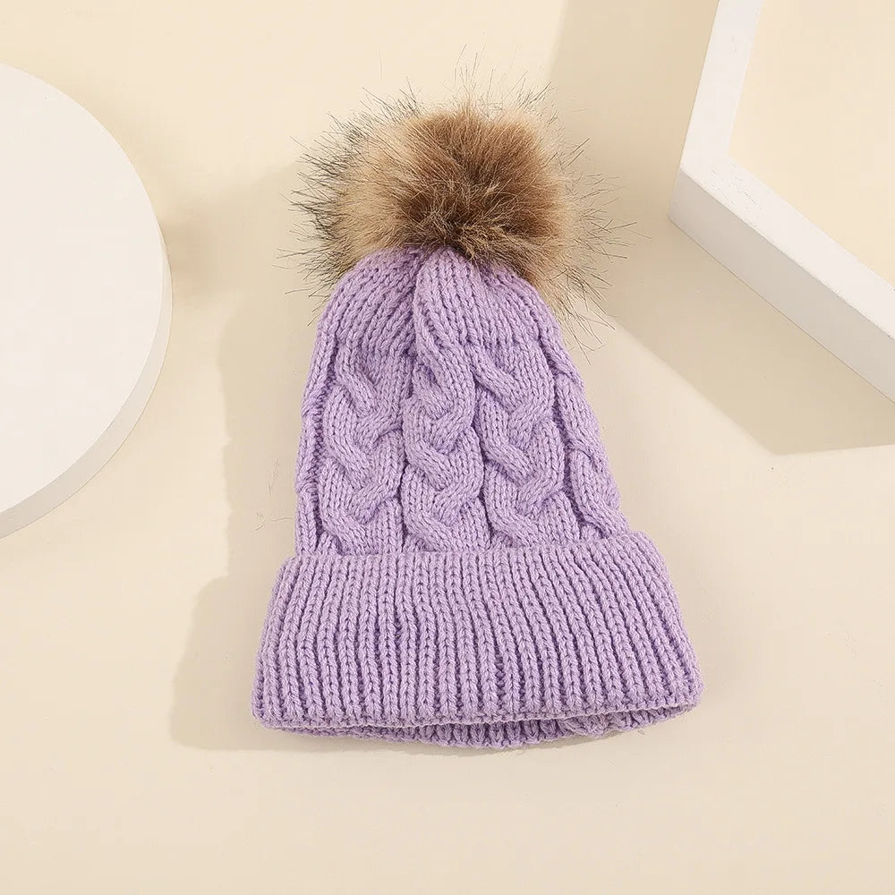 Mini Fashion™ - Skræddersyet Tekst - Hue med pompon