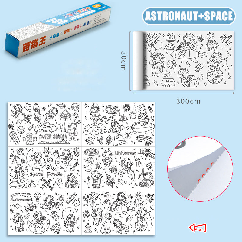 ColoringPaper™ - Slip kreativiteten løs! - XXL Farvelægningspapir